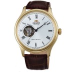 Đồng hồ Orient FUG1R001W6, khung viền thép không gỉ chắc chắn, dây da sang trọng