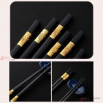 Bộ 10 đũa mạ vàng chịu nhiệt