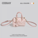 Túi Xách Nữ Ceekay Chính Hãng - Túi Da Phối Họa Tiết Móc Ngựa Chống Nước