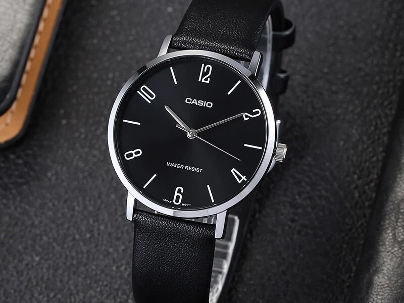 Đồng hồ nam dây da Casio