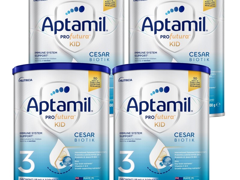 Combo 4 sữa Aptamil Profutura KID Cesarbiotik 3 800g (Từ 2 tuổi)
