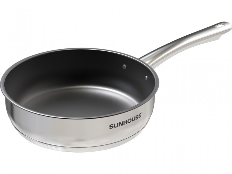 Chảo inox chống dính 5 đáy Sunhouse IN26M2 26cm