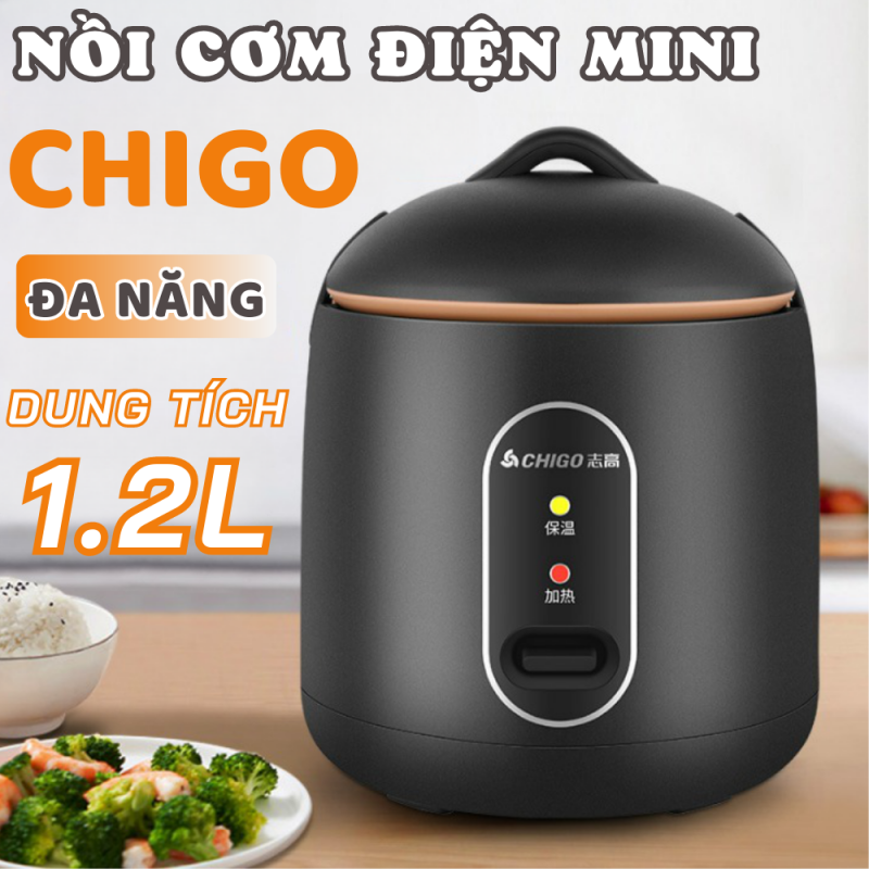 Nồi Cơm Điện Chính Hãng Chigo, Nồi Lấu Đa Năng, Nấu Cơm, Hầm Cháo, Hấp Xào Luộc Siêu Tiện Lợi