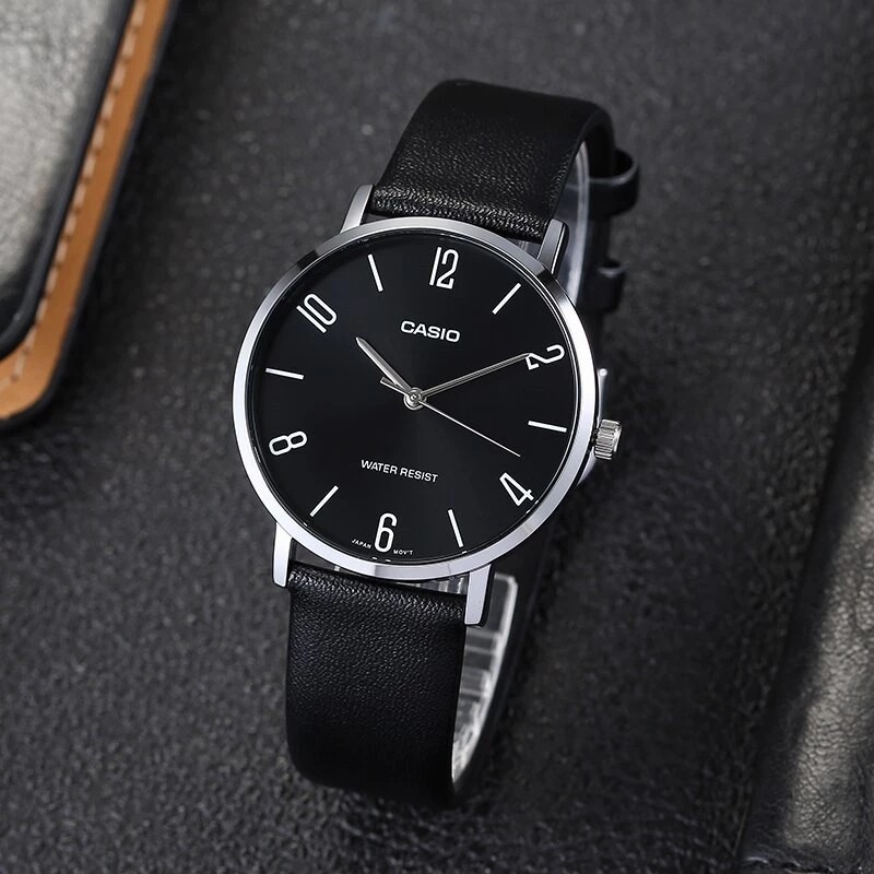 Đồng hồ nam dây da Casio