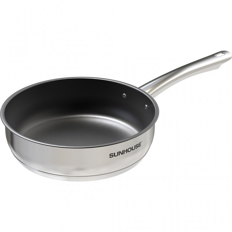 Chảo inox chống dính 5 đáy Sunhouse IN26M2 26cm