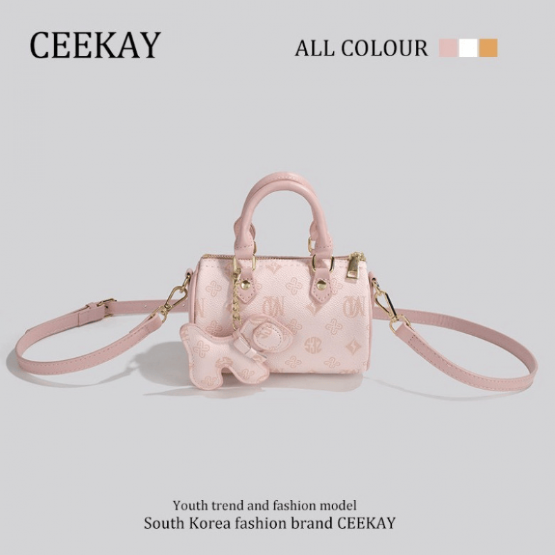 Túi Xách Nữ Ceekay Chính Hãng - Túi Da Phối Họa Tiết Móc Ngựa Chống Nước